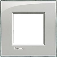 Рамка прямоугольная Legrand BTicino LivingLight 2 мод Серое небо картинка